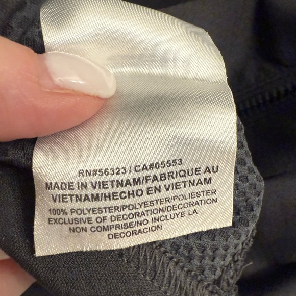 Nike University of Delaware 1/4 Quarter-Zip Pullover Medium gray logo Dri fit - Picture 9 of 10